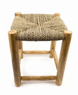 El Puente El Puente Sitzhocker "Natural" | Fair Trade & Handmade aus Indonesien – Produktbild 1 von 1