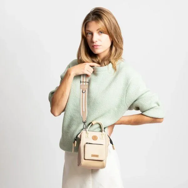 Cabaïa Cabaïa Umhängetasche Nano mit Vordertasche, Lobito (beige), – Produktbild 4 von 4