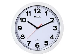 Maul MAUL Wanduhr "MAULstep 40RC" silber – Produktbild 1 von 1