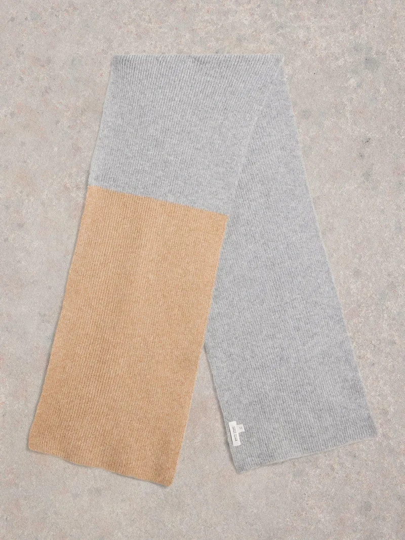 White Stuff Strickschal Poppy - Einheitsgröße, Grau multi, – Produktbild 3 von 3