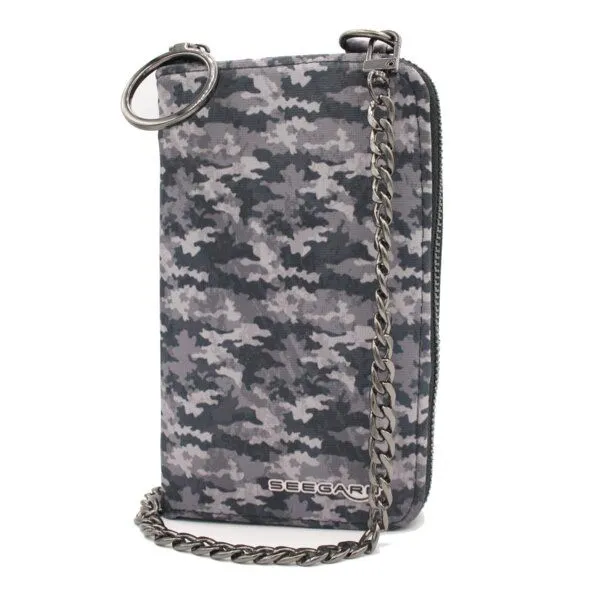 Seegarn Seegarn-Täschle / 2in1 Handy-Tasche und Geldbeutel (MB11), K2 - kette schwarz, – Produktbild 2 von 4