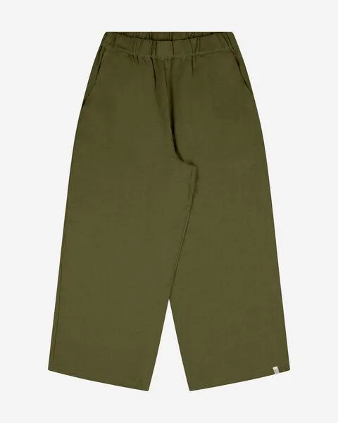 MATONA Matona Lange Hose | Culotte | aus Leinen, Olive, – Produktbild 4 von 4