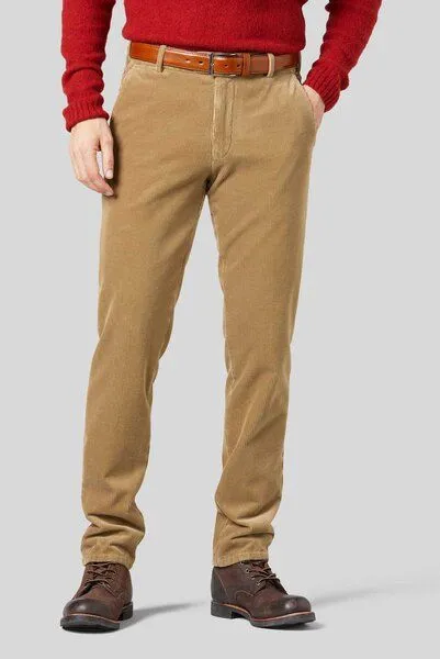 Meyer MEYER Superstretch Premium Cord Chino, Braun (sand), – Produktbild 1 von 4