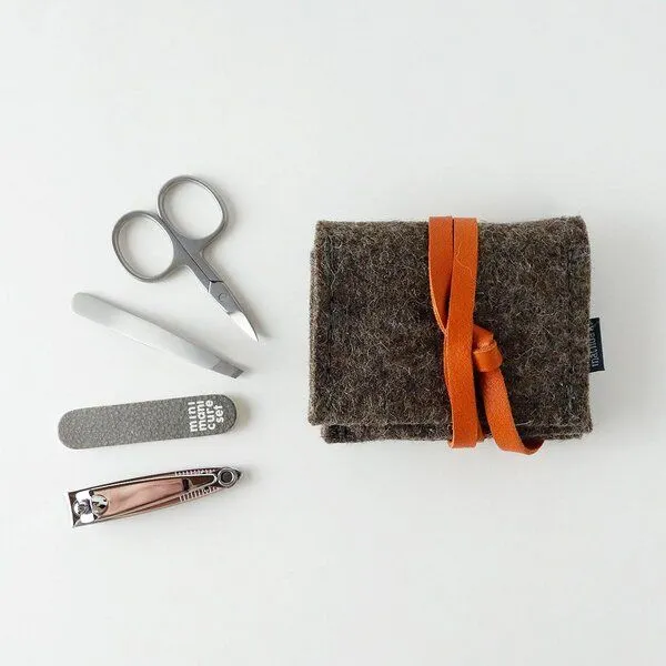 matilda k. manufaktur matilda k. manufaktur mini-maniküre-set 'jacob' aus Wollfilz braun, Braun, – Produktbild 6 von 8