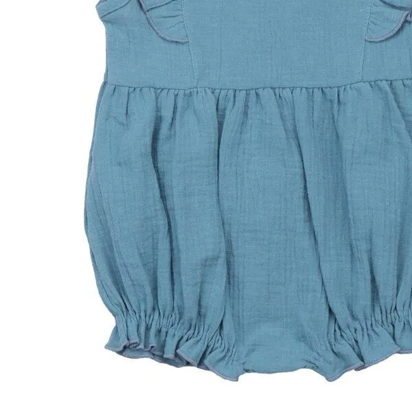 Walkiddy Walkiddy Baby Bodykleid GOTS zertifiziert – ärmellos, Blau, – Produktbild 2 von 2