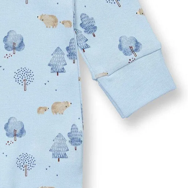 Sense Organics Sense Organics Strampler, Modell TONA, Wald-druck auf hellblau, – Produktbild 3 von 4