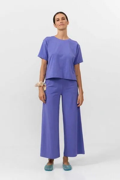 SUITE13LAB Suite13lab Kurzarm-T-Shirt ISQUIA, Mid blue(blau), – Produktbild 2 von 3