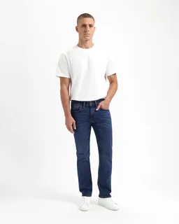Kuyichi Kuyichi Herren vegan Jeans Nick Straight Basic Blau – Produktbild 1 von 1