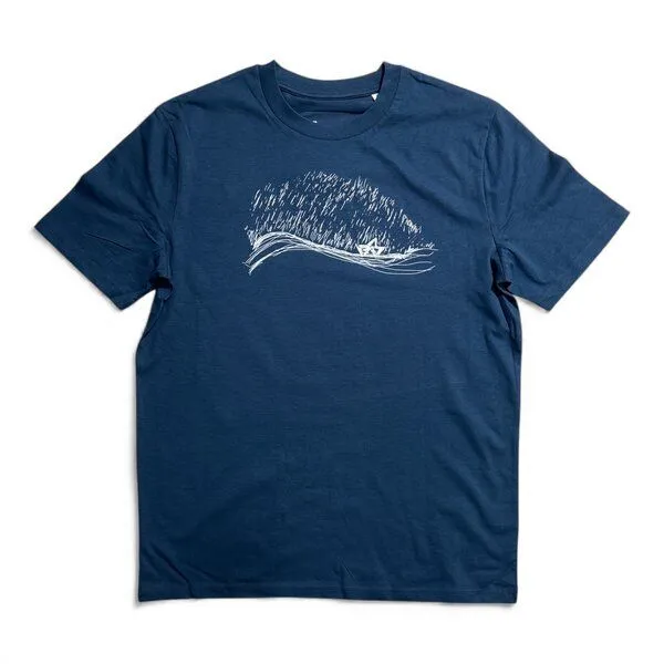 ilovemixtapes ilovemixtapes Stormy Weather T-Shirt Unisex Shirt, Deep teal, – Produktbild 1 von 2