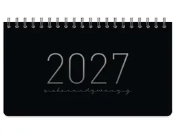 Häfft Häfft Tischkalender Pocket 2027, kompakt, Black Edition – Produktbild 1 von 1