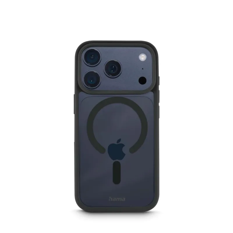 Hama Hama Handyhülle "Frame Protect" f. iPhone 17 Pro, magnetisch, durchsichtig, Schw – Produktbild 1 von 4