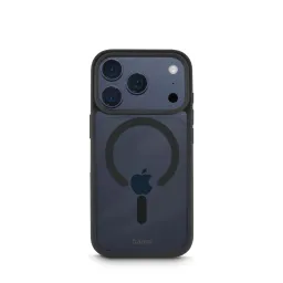 Hama Hama Handyhülle "Frame Protect" f. iPhone 17 Pro, magnetisch, durchsichtig, Schw – Produktbild 1 von 1