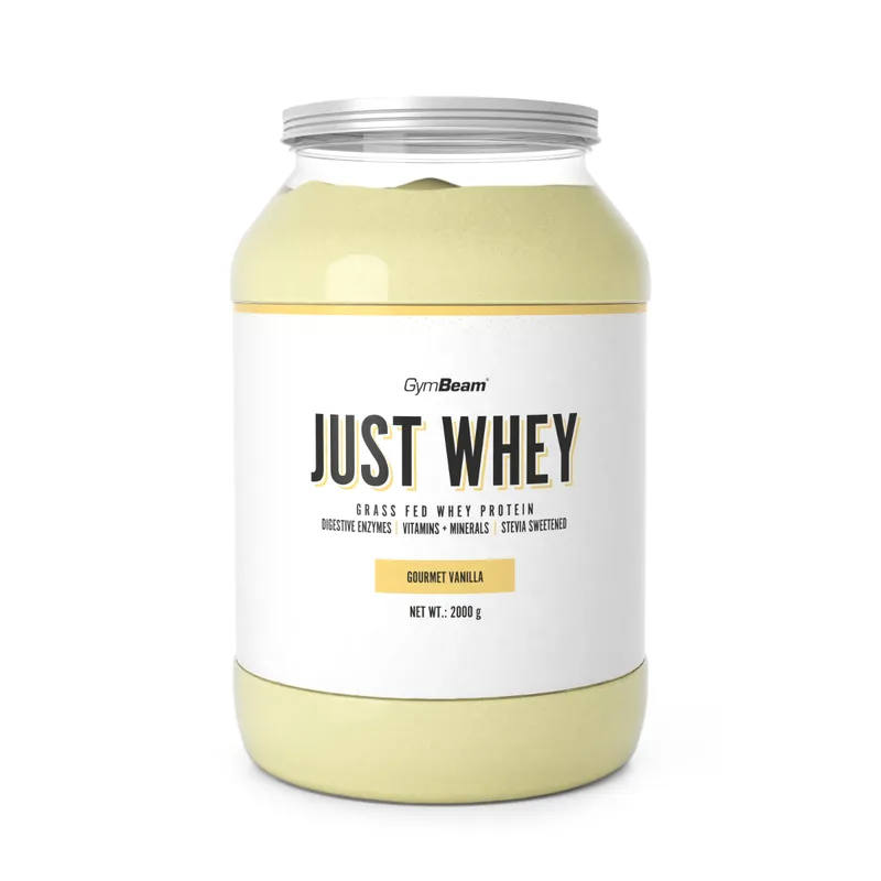 GymBeam GymBeam Just Whey Protein aus Weidehaltung 2000 g gourmet vanilla – Produktbild 1 von 1