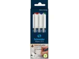 Schneider Schneider 4er-Set Universalmarker "Maxx 223 F", farbig sortiert – Produktbild 1 von 1