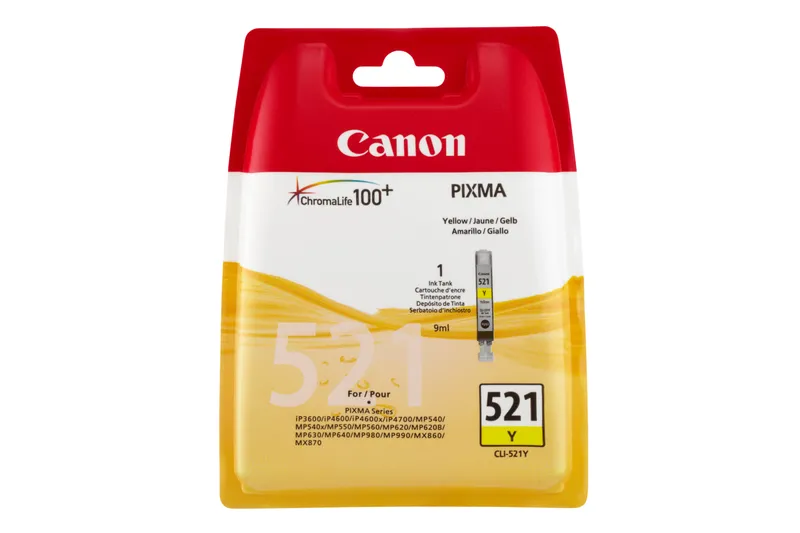 Canon Canon Tintenpatrone CLI-521Y gelb – Produktbild 1 von 3