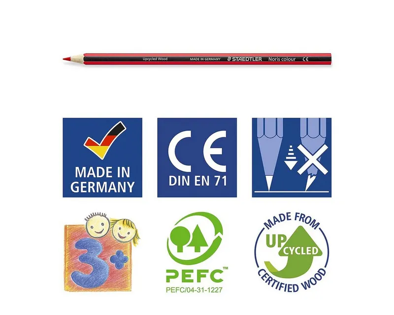 Staedtler Staedtler Buntstift Noris® colour, (36-tlg), im Metalletui, Bunt, – Produktbild 3 von 3