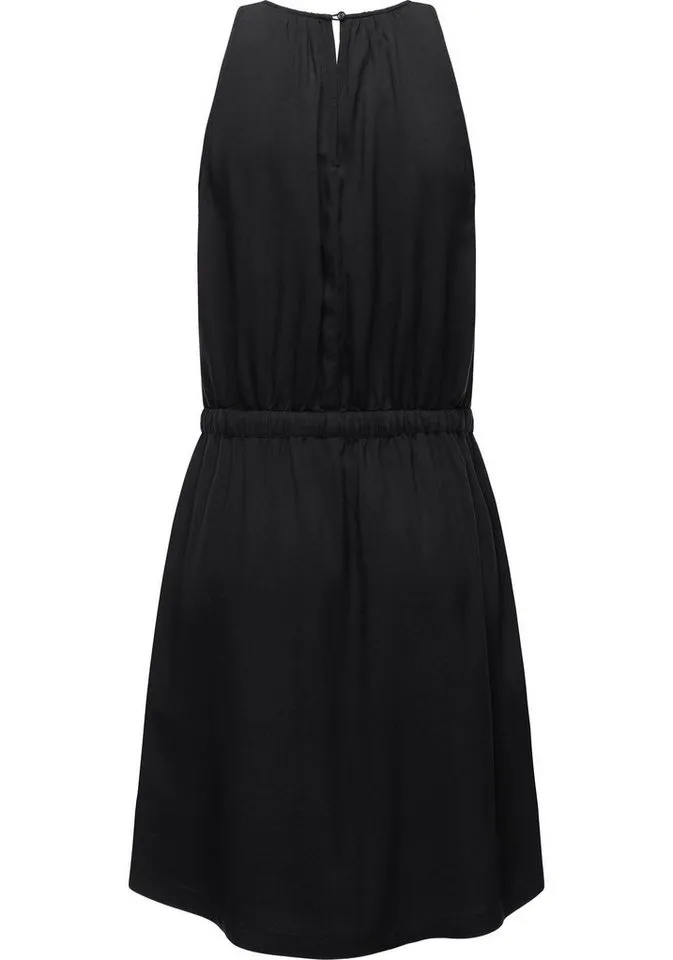 ragwear ragwear Blusenkleid Sanai stylisches Sommerkleid mit verspielten Details, Schwarz, – Produktbild 1 von 2