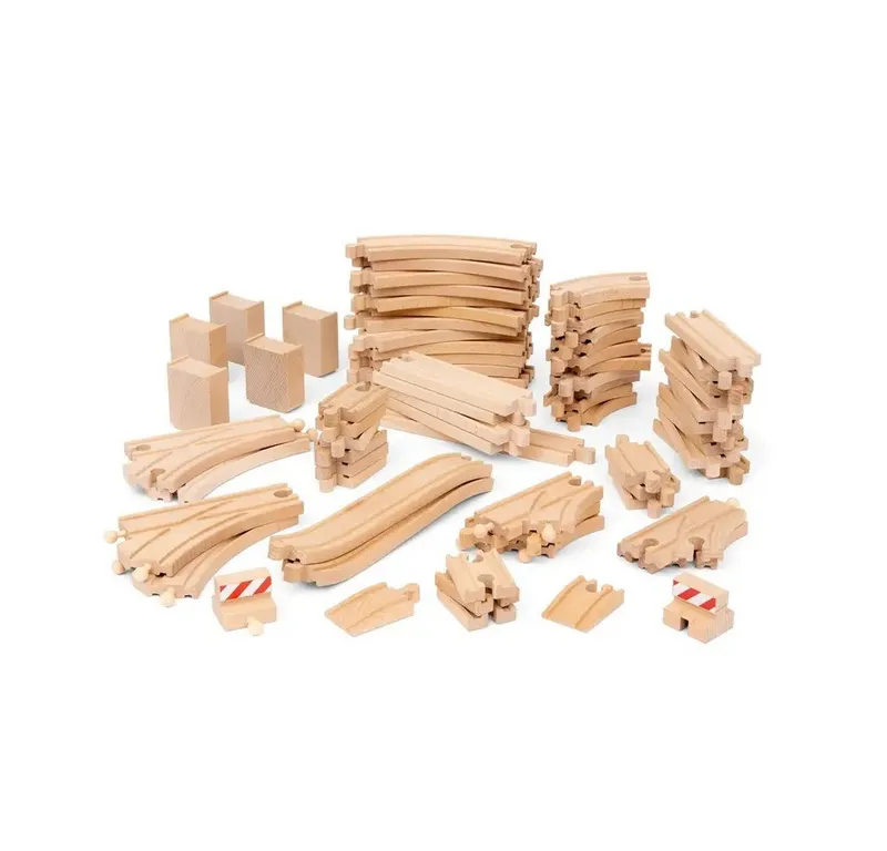 BRIO BRIO Gleise-Set BRIO® WORLD, Schienensortiment Deluxe, (Set), Made in Europe, Beige, – Produktbild 5 von 5