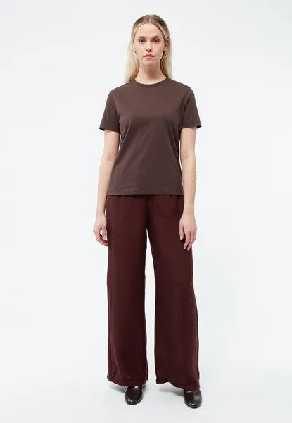 Givn Berlin Givn Berlin T-Shirt GBFINE aus Bio-Baumwolle, Coffee brown, – Produktbild 2 von 4