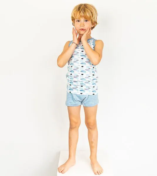 Sense Organics & friends in cooperation with GARY MASH Sense Organics & friends in cooperation with GARY MASH Jungen Boxershorts Doppelpack, Flieger, Blau, – Produktbild 4 von 4