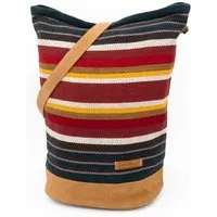 Woven Damen Tasche Schultertasche Beuteltasche "Woven Lea Daily Bag" bunt Retro – Produktbild 1 von 1
