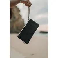 Bag Affair Bag Affair Clutch mit Handschlaufe aus CORKonLINEN, Schwarz, – Produktbild 1 von 1