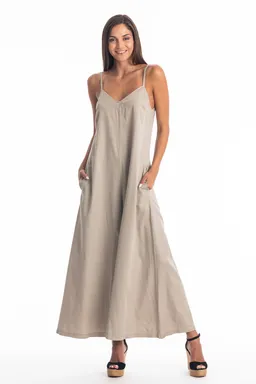 RAVENS VIEW IBIZA RAVENS VIEW IBIZA Damen vegan Jumpsuit Kiera Stone – Produktbild 1 von 1