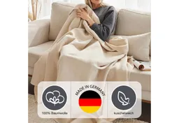 IBENA IBENA Wohndecke "Lusanne" natur 140 x 200 cm – Produktbild 1 von 1