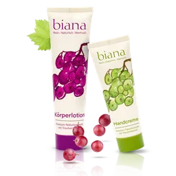 biana Handcreme + Körperlotion Bundle mit Traubenkernöl – Produktbild 1 von 1