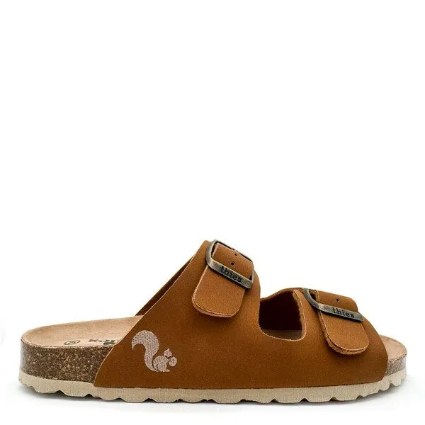 thies Vegane Eco Bio Sandale thies PET MEN, Caramel, – Produktbild 1 von 4