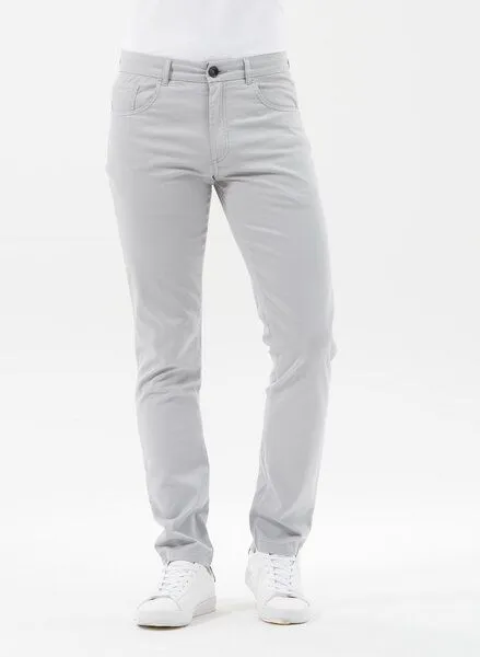 ORGANICATION ORGANICATION Chino-Hose aus Bio-Baumwolle, Grey, – Produktbild 1 von 4