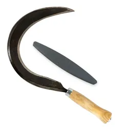 4betterdays 4betterdays Mondsichel für Linkshänder mit 14 cm Eschenstiel - Handgeschmiedet – Produktbild 1 von 1