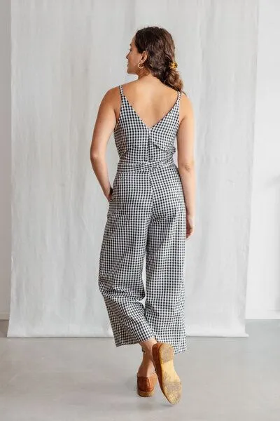 Jyoti - Fair Works Jyoti - Fair Works Bio-Baumwoll Jumpsuit Parvi, Kariert, – Produktbild 2 von 4