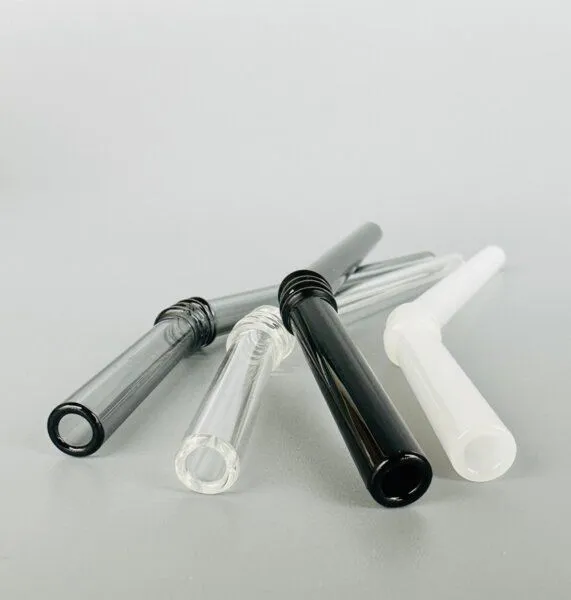 Susable Susable Glasstrohhalme gebogen 15cm, Black/white/grey/crystal, – Produktbild 3 von 3