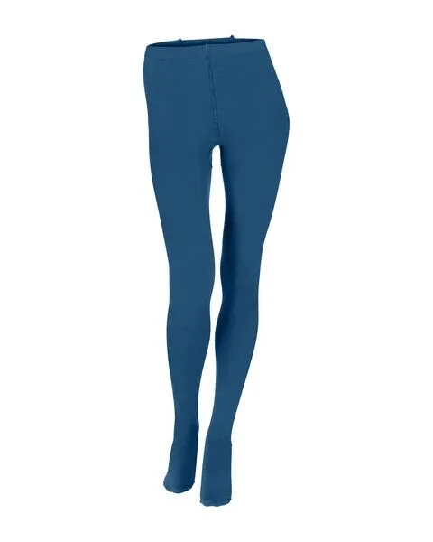 grödo grödo Damen Fein Strumpfhose Blickdicht Bio Baumwolle mit Elasthan, Legionblau, – Produktbild 1 von 4