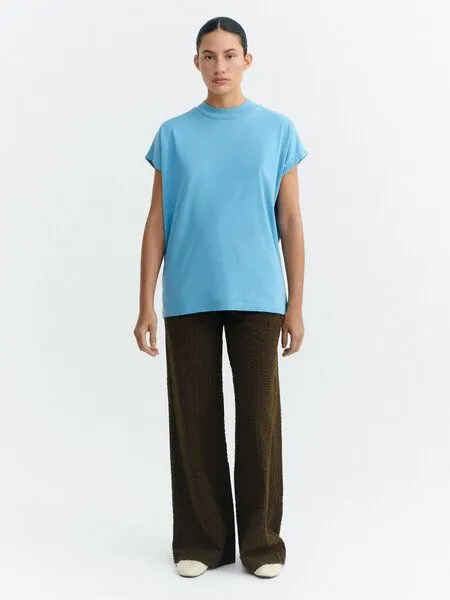 thinking mu thinking mu Basic Volta - Damen T-Shirt aus Bio-Baumwolle, Dark disk, – Produktbild 3 von 3