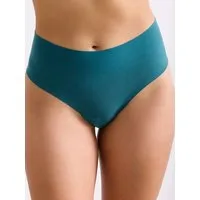 erlich textil erlich textil Light Touch High Waist Brazil String aus weichem Modal, made in Europe, Tiefseeblau, – Produktbild 1 von 3