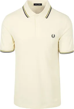 Fred Perry Fred Perry Polo Twin Tipped M3600 Ecru 46A - Größe XXL – Produktbild 1 von 1
