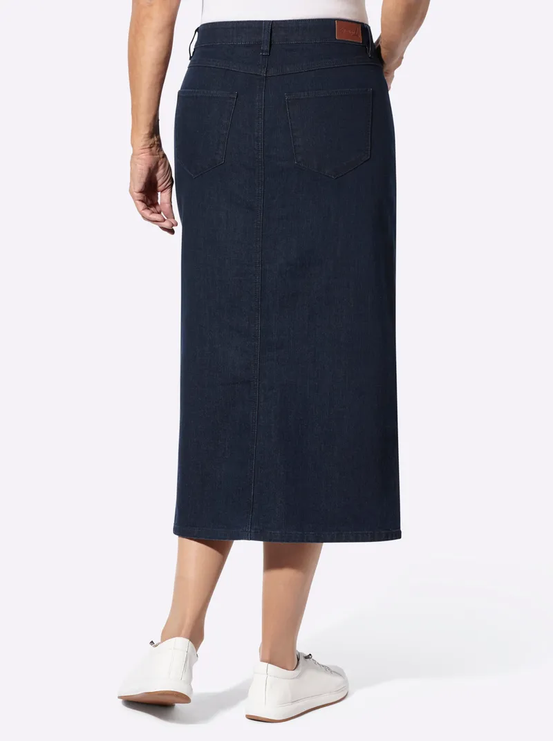 Witt Jeansrock dark blue, Dark blue, – Produktbild 2 von 2