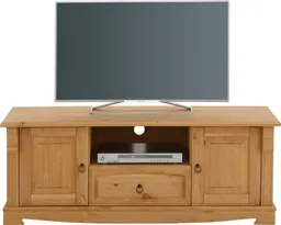 OTTO home Wohnwand Anna, Wohnzimmerset im Lanhausstil, (Set, 4-St), aus massiver Kiefer, FSC®, im romantischen Landhausstil – Produktbild 1 von 1