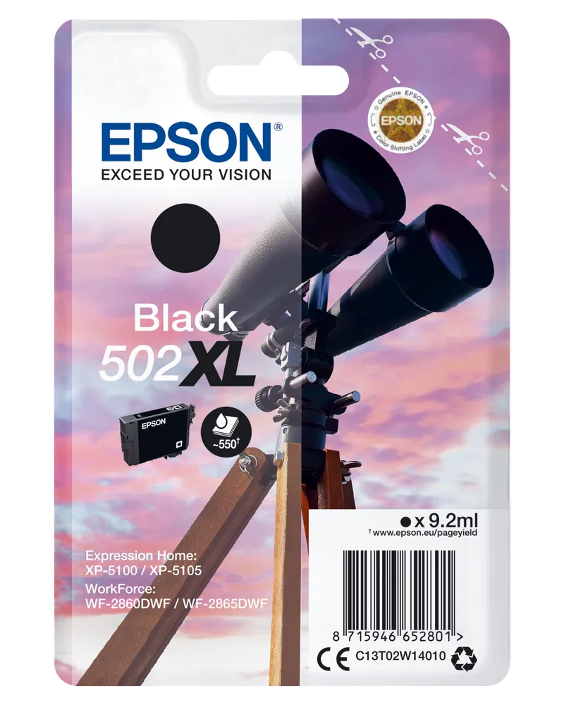 Epson Epson Tintenpatrone T02W14XL/ 502XL schwarz – Produktbild 1 von 4