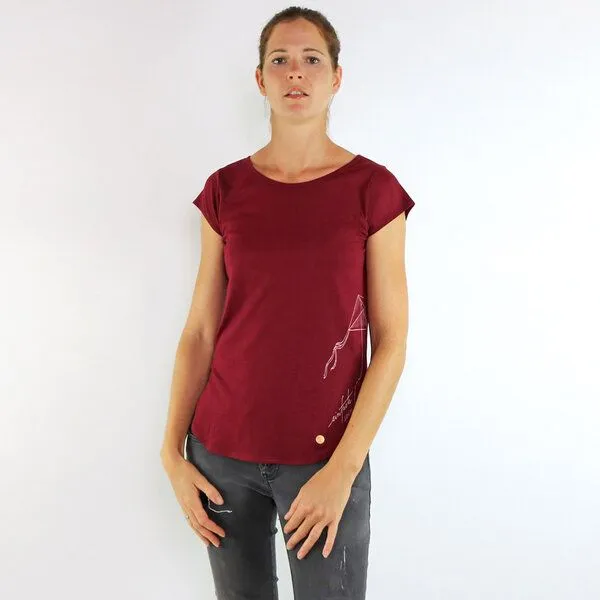 Gary Mash GARY MASH Shirt Asheville Sein lassen aus Modal®-Mix, Rot, – Produktbild 2 von 4