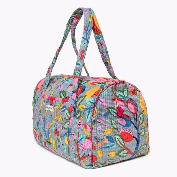 KIKOONI KIKOONI handgefertigte große Baumwolltasche "K. Shopper", Garden party, – Produktbild 4 von 4
