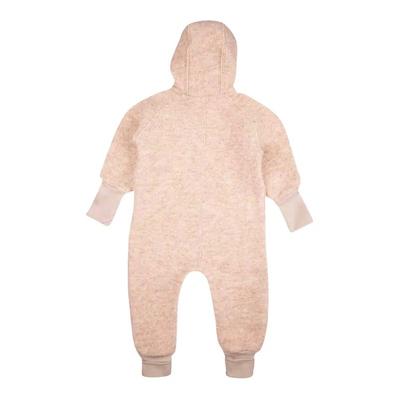 Pure Pure Pure Pure Wollwalk-Overall mit Kapuze und Klappbündchen, Beige, – Produktbild 1 von 1