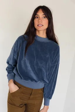 TWOTHIRDS TWOTHIRDS Damen vegan Sweatshirt Binz Blau – Produktbild 1 von 1