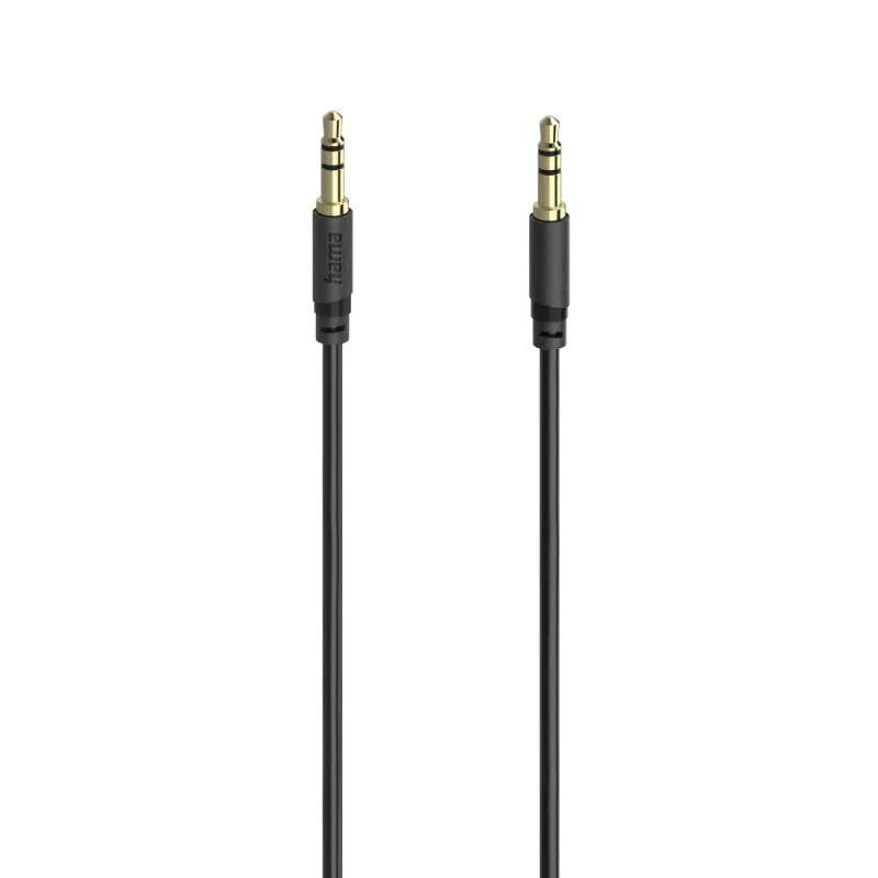 Hama Hama Audio-Kabel, 3,5-mm-Klinken-St. - St., Stereo, vergoldet, ultradünn, 5,0 m – Produktbild 2 von 3