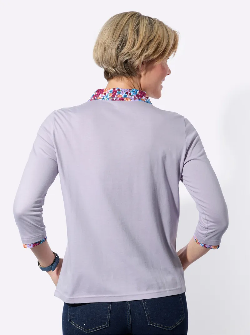 Witt Poloshirt flieder, Flieder, – Produktbild 2 von 2