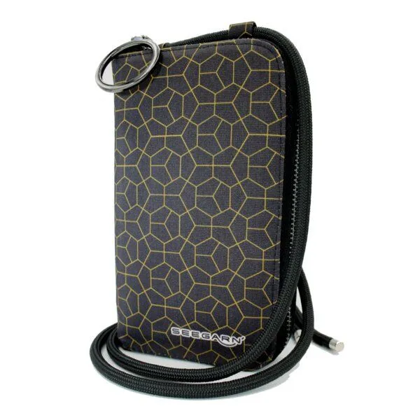 Seegarn Seegarn-Täschle / 2in1 Handy-Tasche und Geldbeutel (MB36), K3 - kordel schwarz, – Produktbild 1 von 5