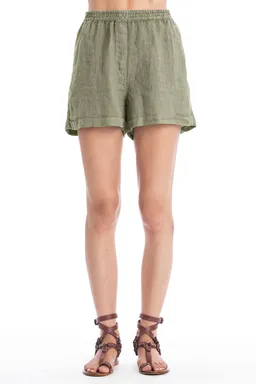 RAVENS VIEW IBIZA RAVENS VIEW IBIZA Damen vegan Shorts Creta Khaki – Produktbild 1 von 1