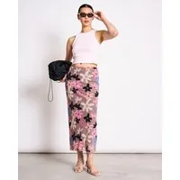 JAN N JUNE JAN N JUNE Mesh Maxi-Rock SMUK, Wild bloom, – Produktbild 1 von 1